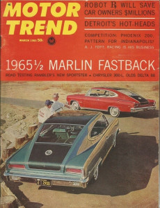 MOTOR TREND 1965 MAR - MARLIN, PETTY-DRAG HEMI